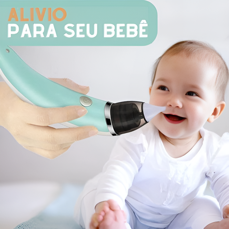 BebeClear™ - Aspirador Nasal para Crianças e Bebês Recém-Nascidos