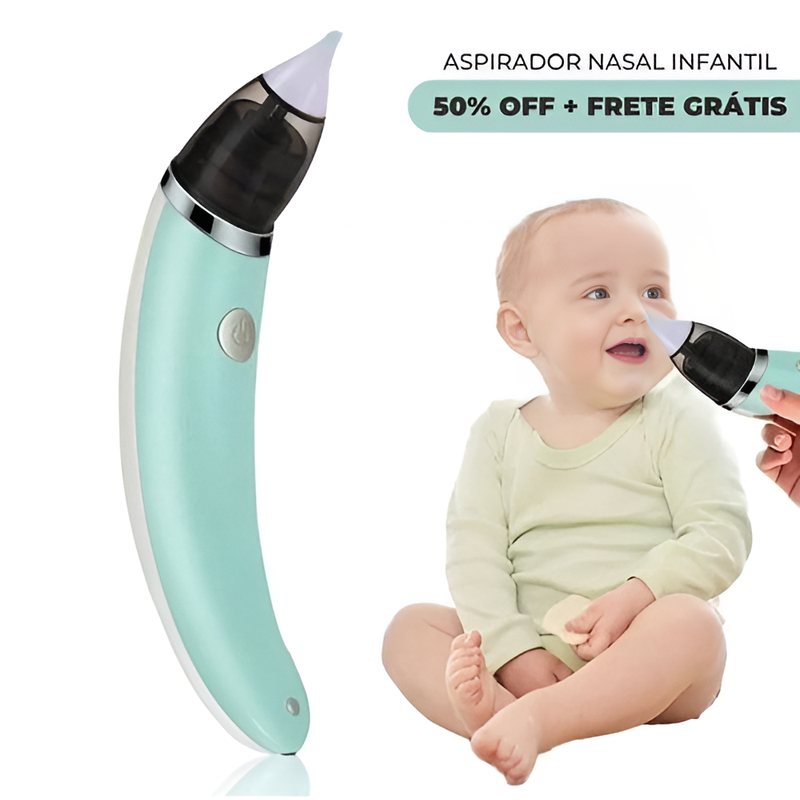 BebeClear™ - Aspirador Nasal para Crianças e Bebês Recém-Nascidos