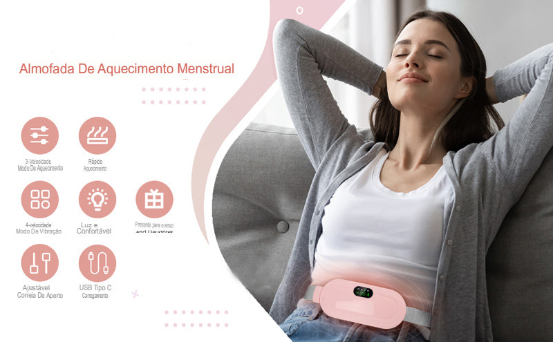 ComfortFlow™ - Almofada DuolReis para Alívio de Colícas Menstruais