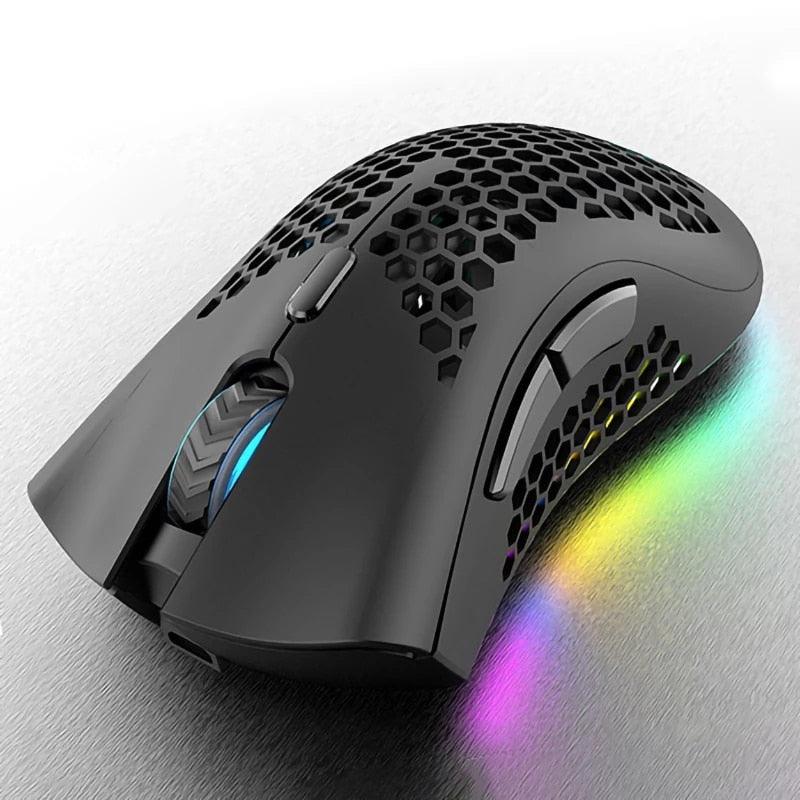 Transforme seu ambiente de trabalho com o incrível Mouse Sem Fio com LED - Design inovador e desempenho de alta precisão