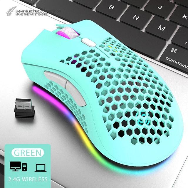 Transforme seu ambiente de trabalho com o incrível Mouse Sem Fio com LED - Design inovador e desempenho de alta precisão