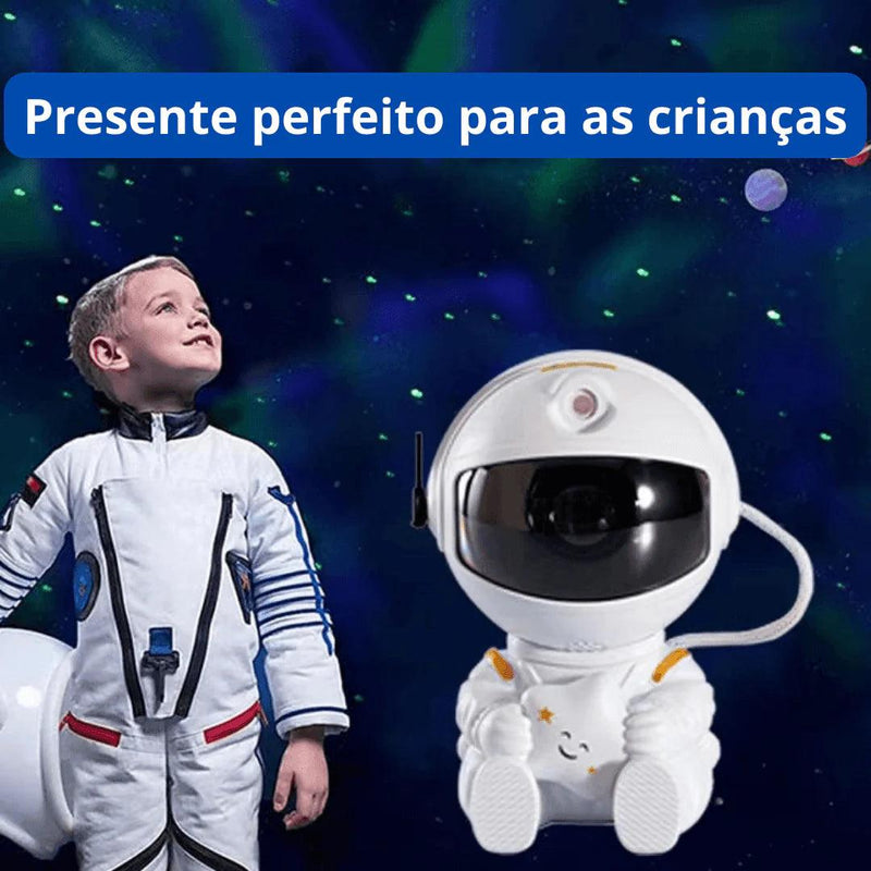 Projetor Astronauta LED Galáxia